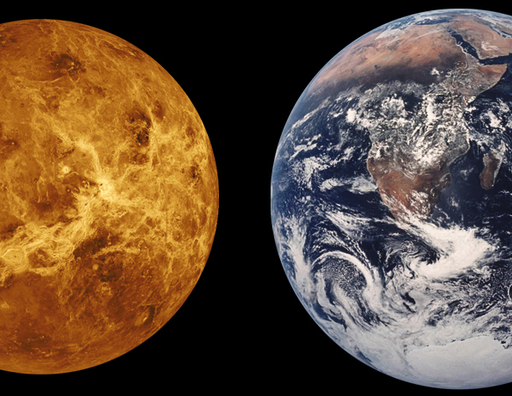Venus Earth comparison