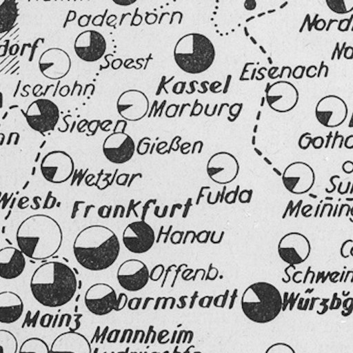 map of bombing sites in Germany during WWII