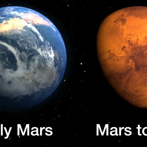 early mars vs modern mars water life