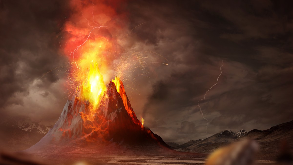 mars volcano