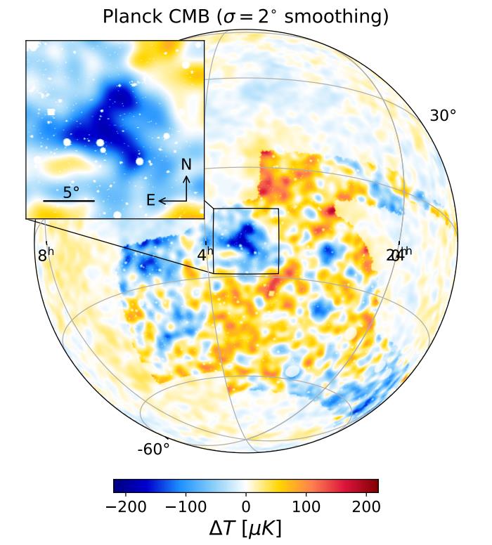CMB cold spot