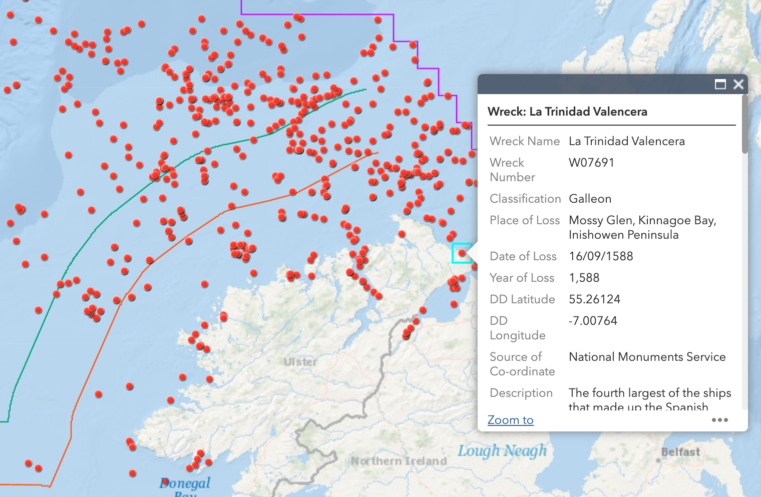 irish shipwrecks