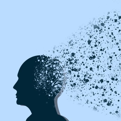 An abstract image representing how Alzheimer's disease changes the brain