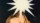 A classical-style portrait of a person with their face obscured by a large white starburst shape.