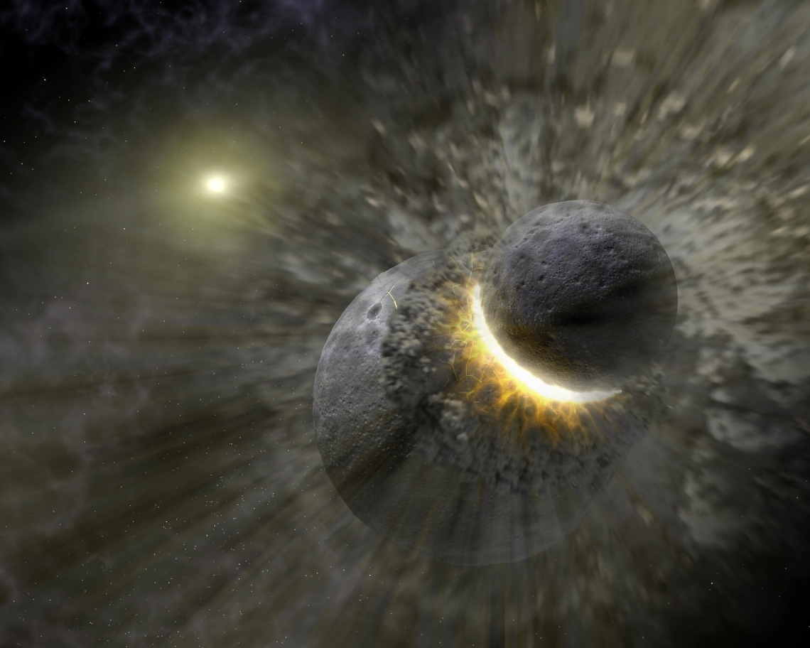 giant impact hypothesis collision