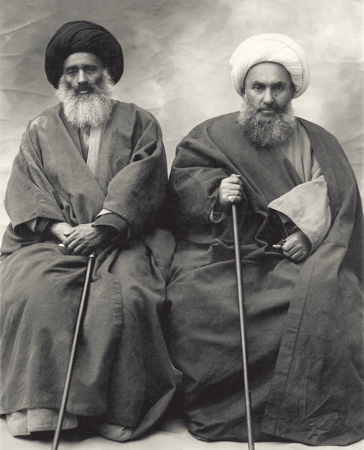Clerics Behbahani (left) and Noori.