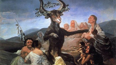 Satanic cult sabbath goya