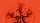 Black cerebral blood vessels are shown against a red background, resembling a brain scan or angiogram image.