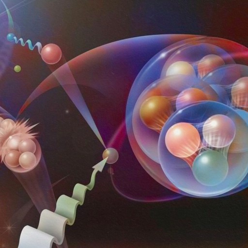 image of subatomic particles