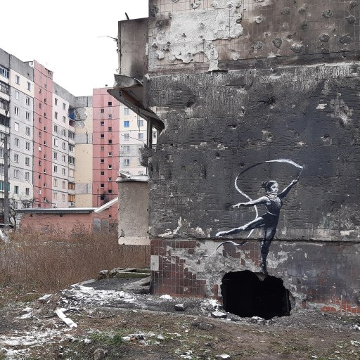 Banksy mural Ukraine