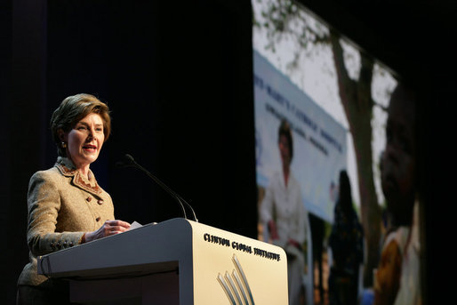 First-lady Laura Bush a