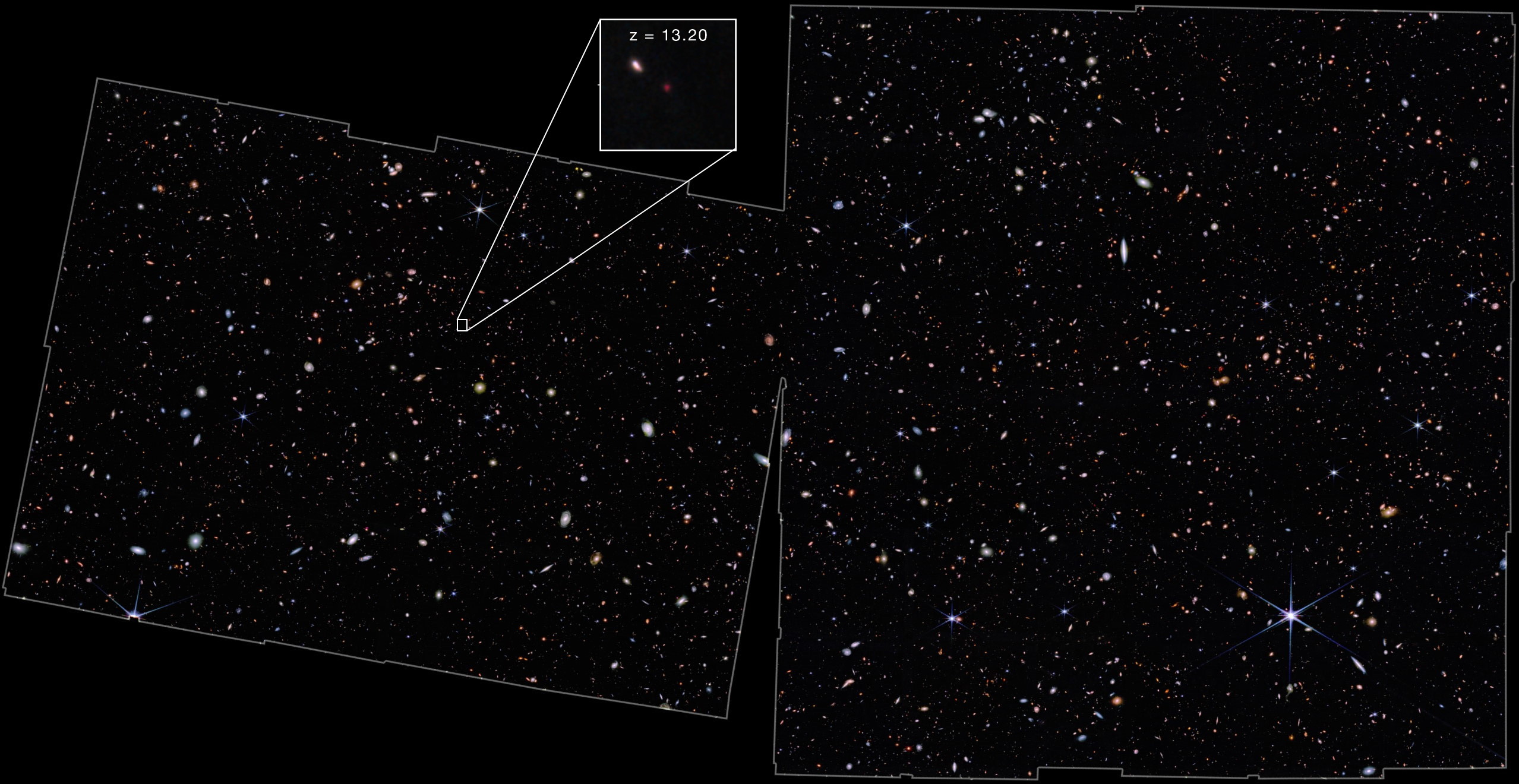 JADES JWST z 13