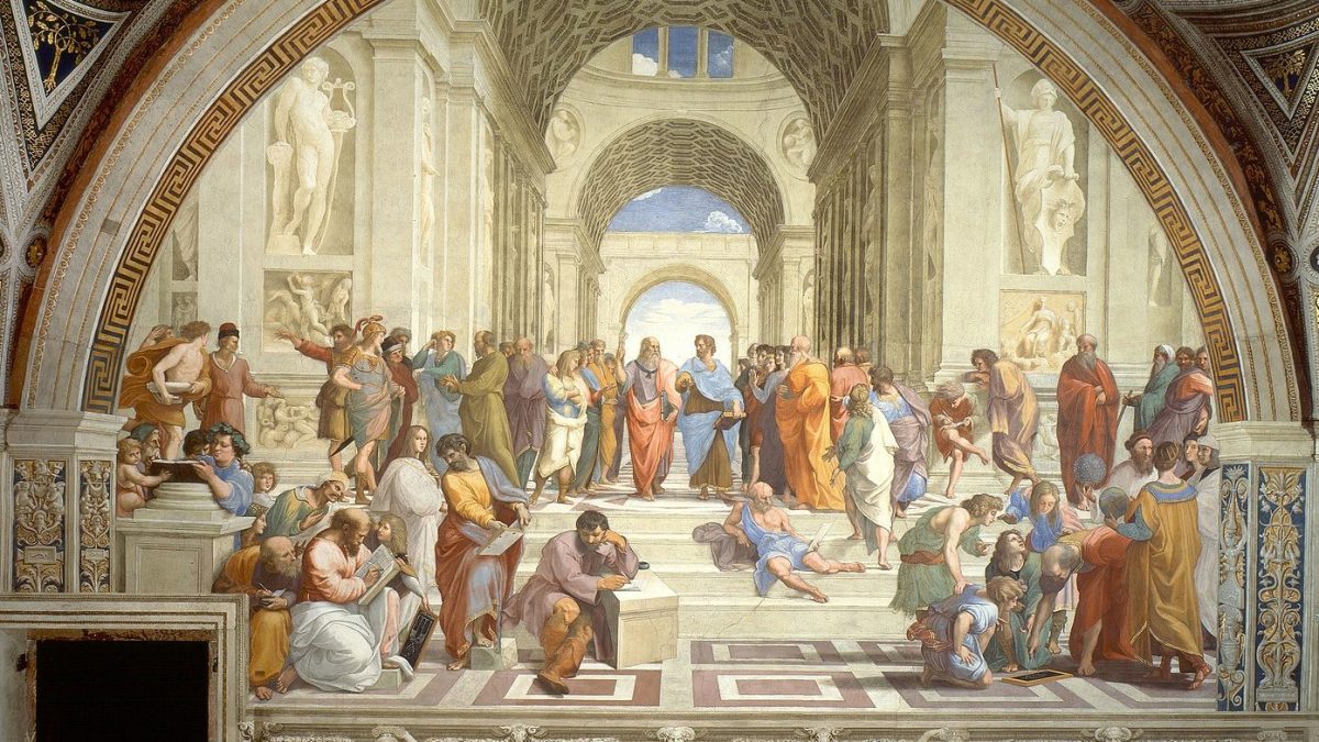 "The School of Athens" by Raffaello Sanzio da Urbino