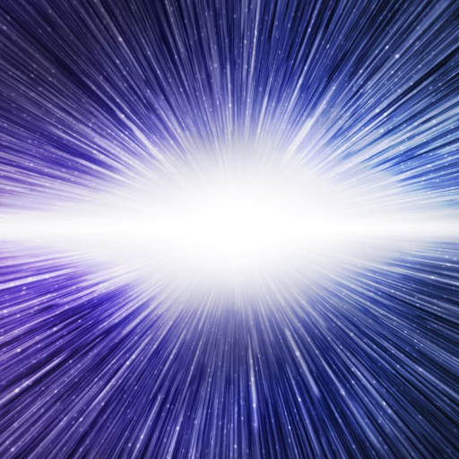 A bright flash of light in the Universe