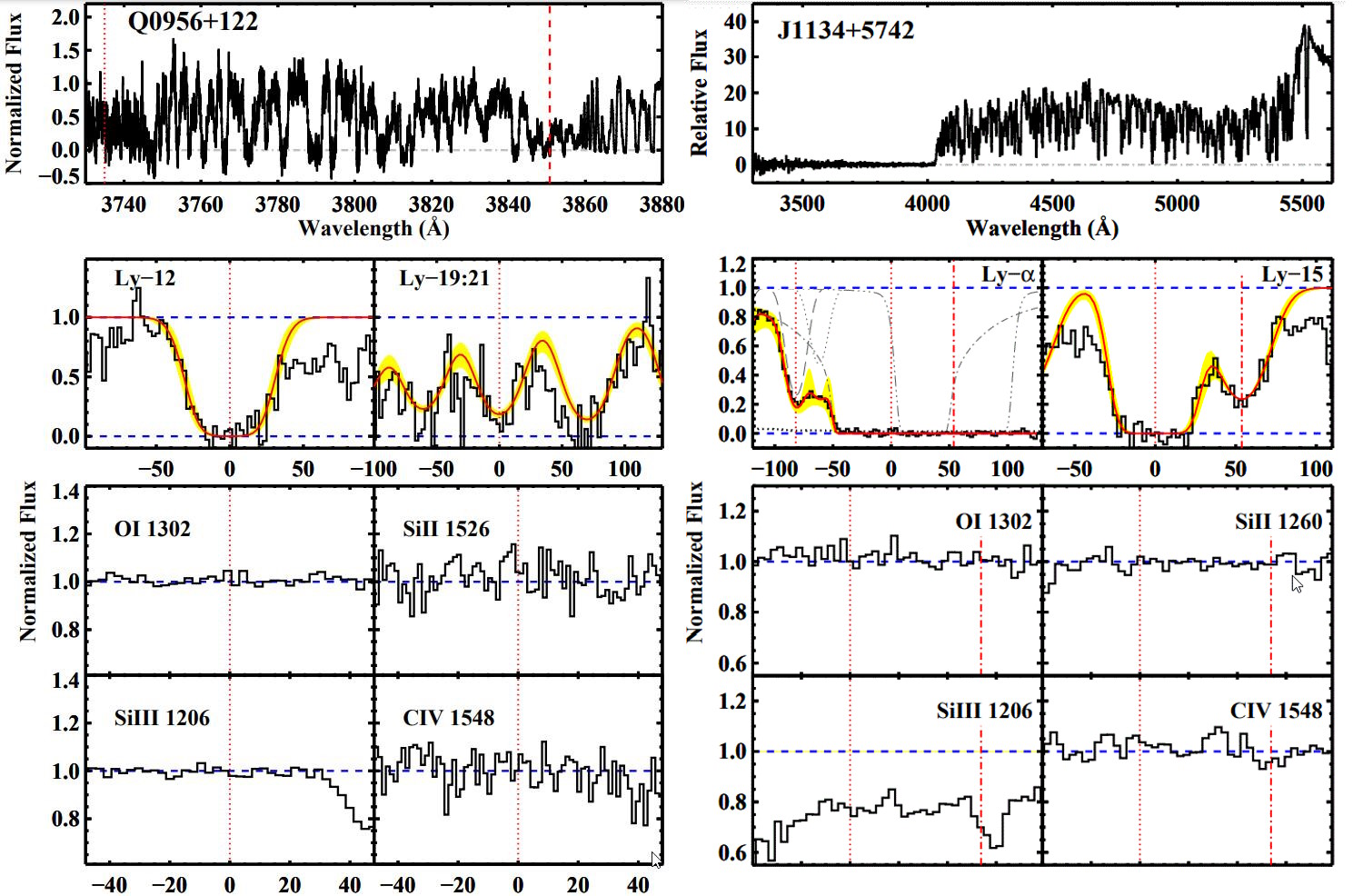 First samples of pristine gas