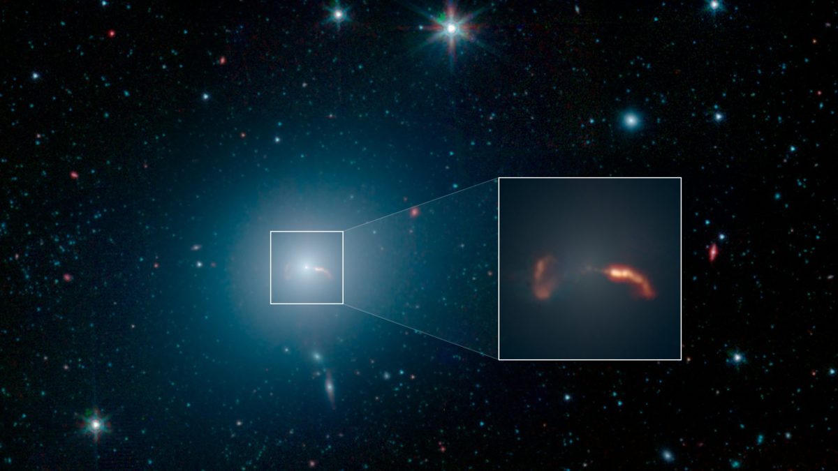 m87 jets black hole spitzer