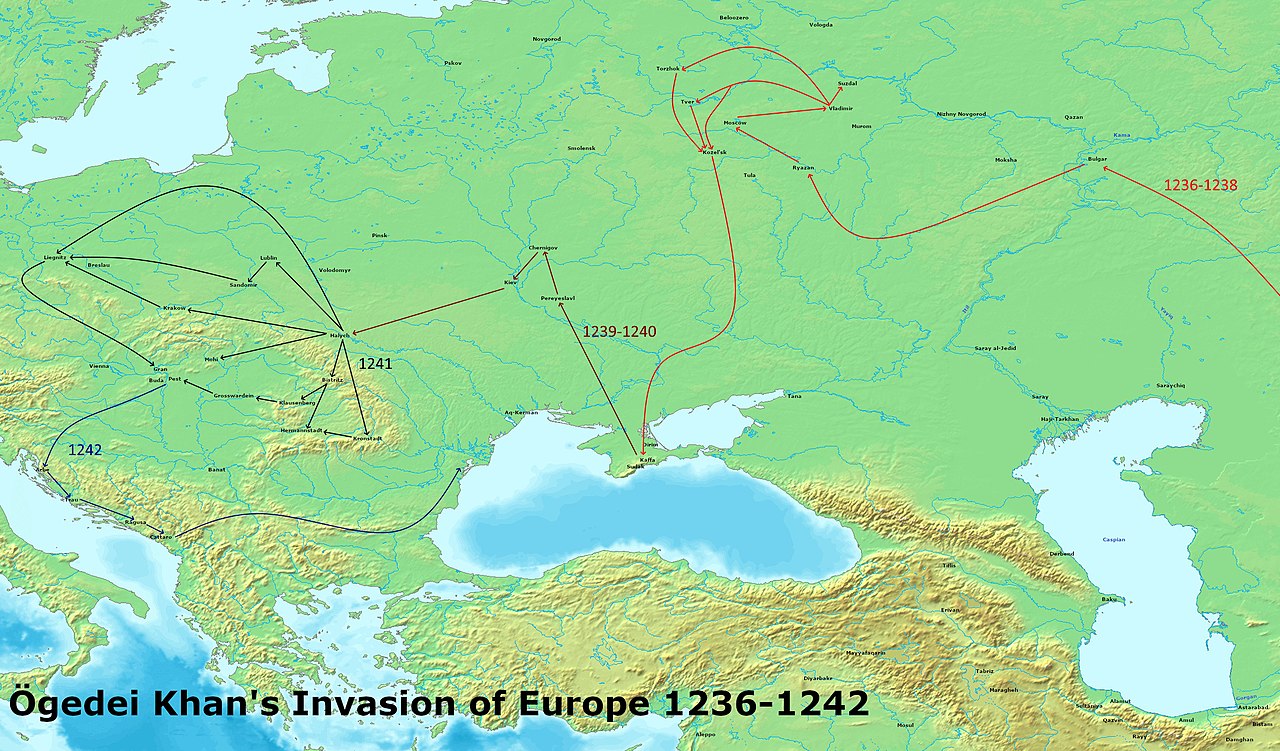 a map of europe showing the route of the european empire.