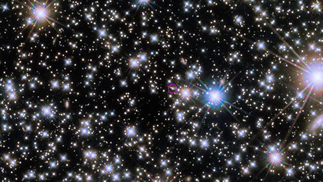 Hubble view of galaxy containing GRB 221009A BOAT