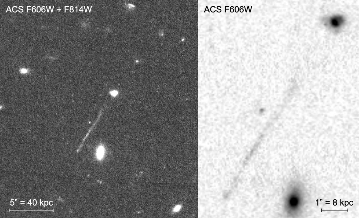 runaway supermassive black hole