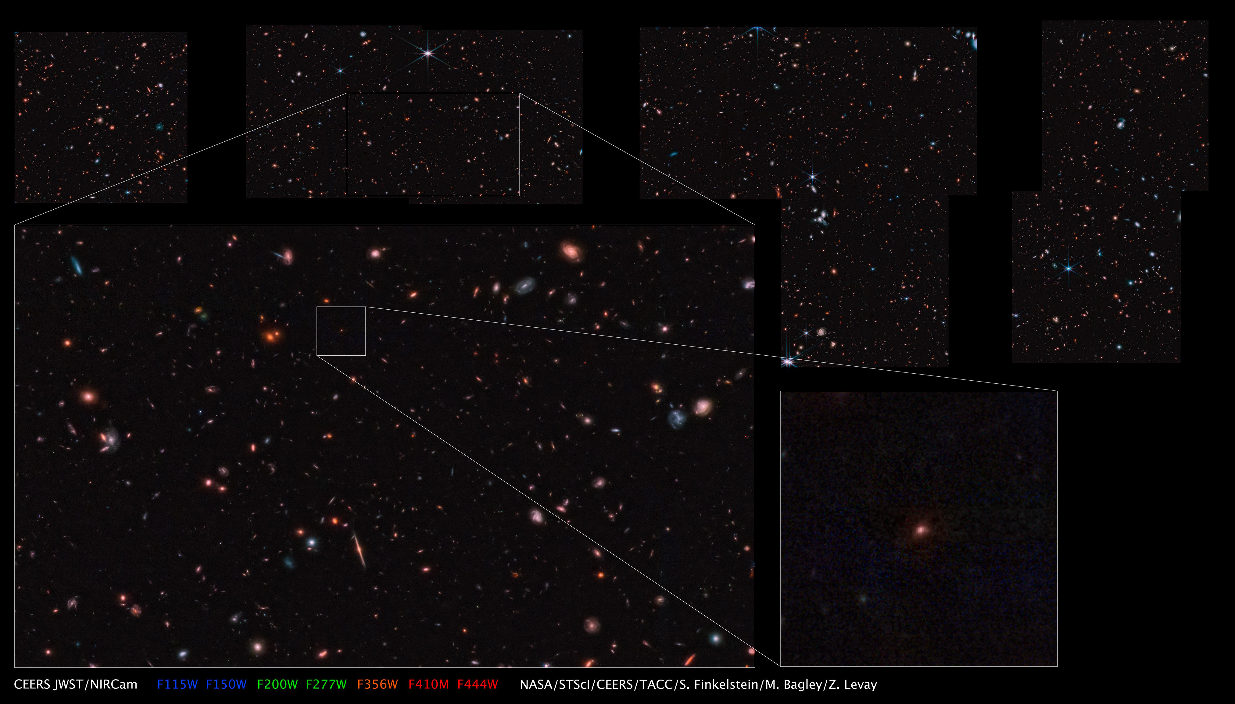 maisie's galaxy CEERS JWST