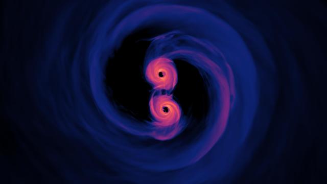 nasa merge black hole