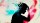 a silhouette of a person with a broken hair.