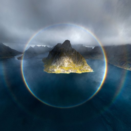 full circle rainbow ring optics physics