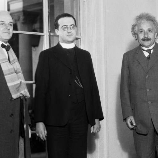 Millikan Lemaitre and Einstein