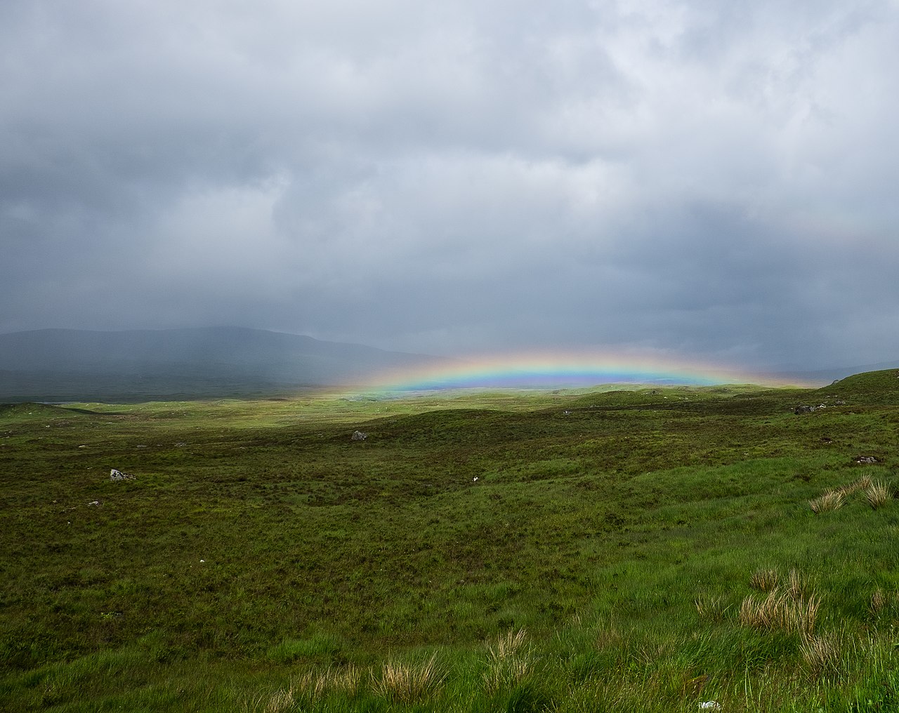 low arc rainbow