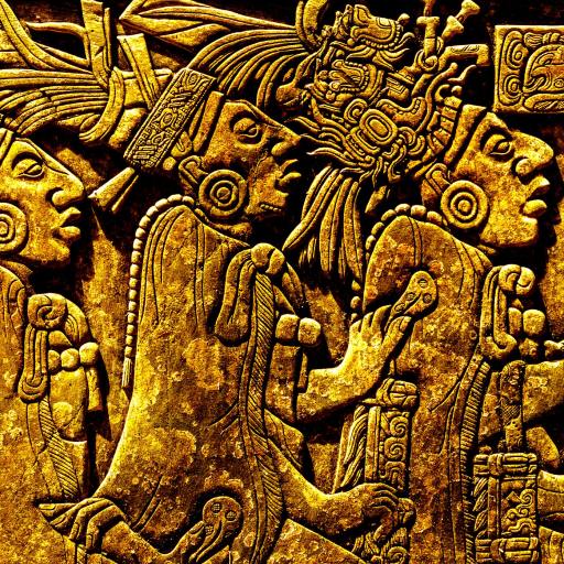 a close up of a carving on a wall.