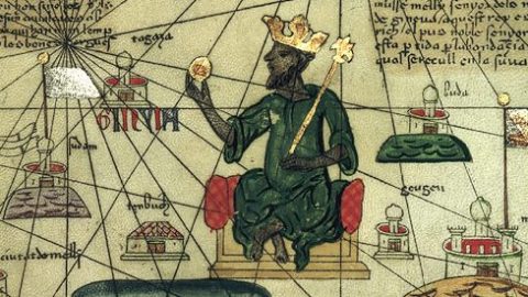 a drawing of a man sitting on top of a chair.