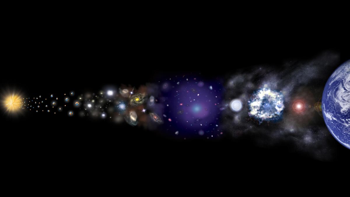 evolution universe cosmic history big bang