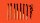 Eight burnt matchsticks stand upright on an orange background, with the last match forming a scattered, crumbling silhouette.