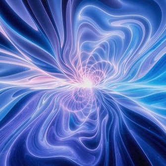 a computer generated image of a quantum mechanics phenomenon.