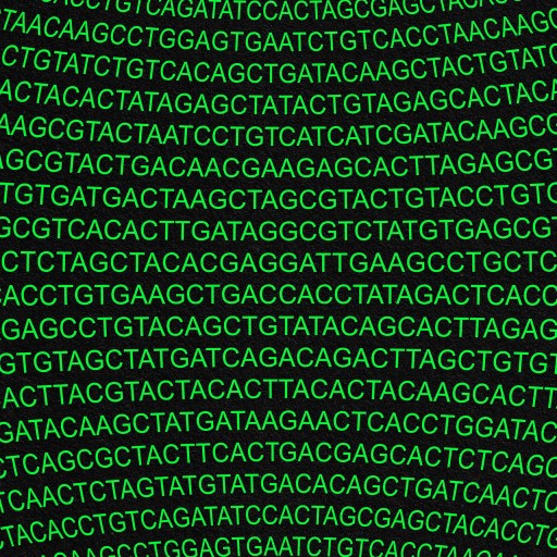 An image of a green DNA replication background.