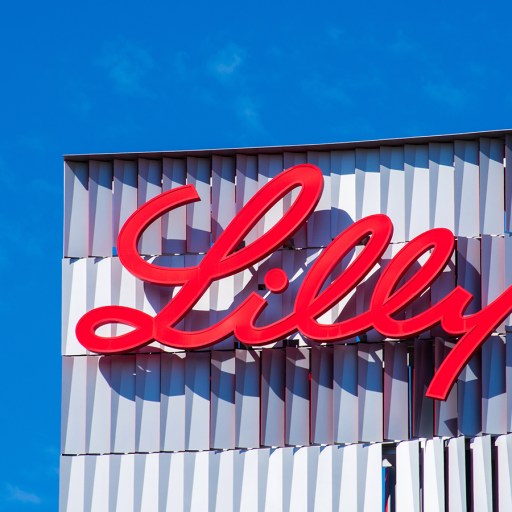 a building with a sign that says lilly.