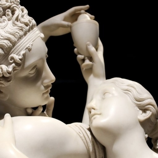 Cupid and Psyche statue