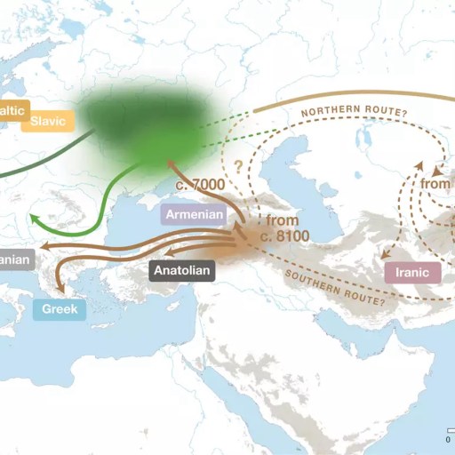 A map showing the spread of the euphrates river.