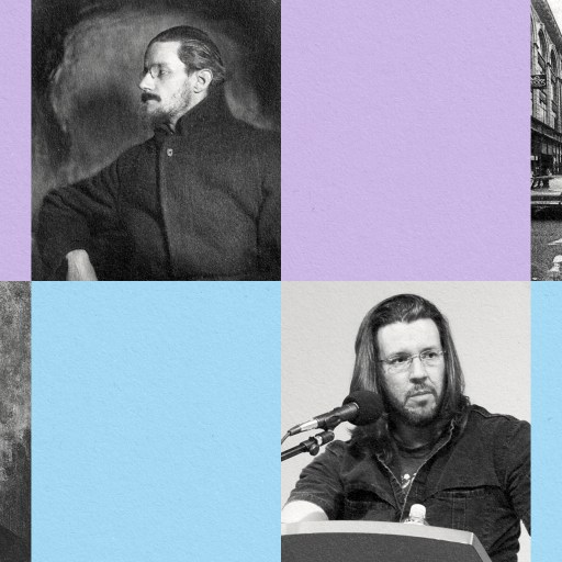 A collection of written profiles featuring men with beards and moustaches.