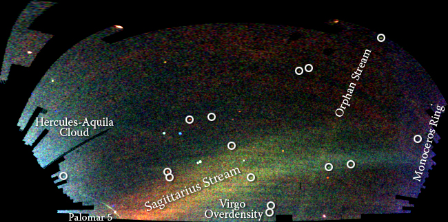 field of streams milky way tidal dwarf