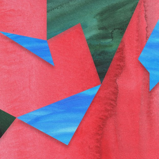 A bricolage of a watercolor painting of a watermelon.