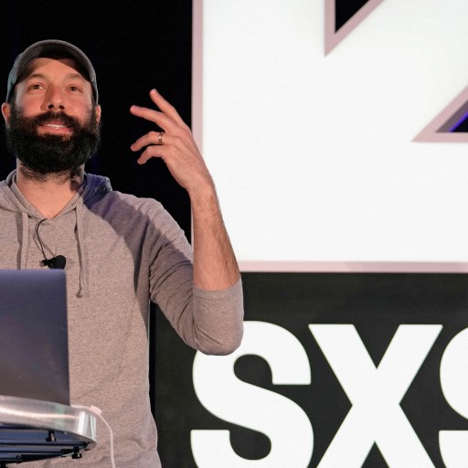 Anupalabdhi on stage at SXSW.