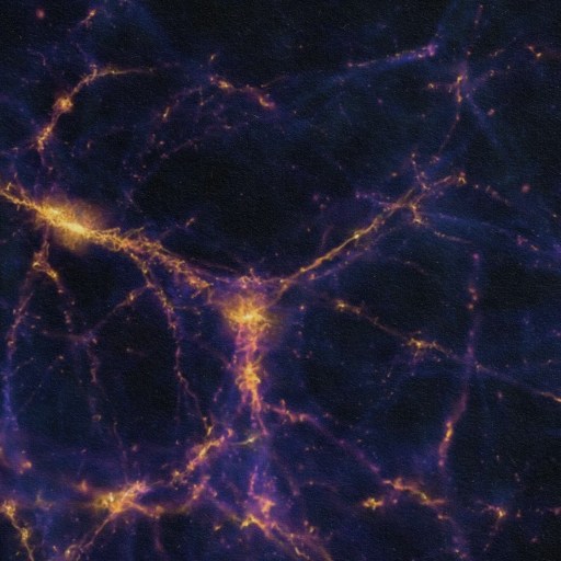 Nasa's finely-tuned image of a cluster of galaxies.