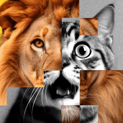 An image of a cat / lion.