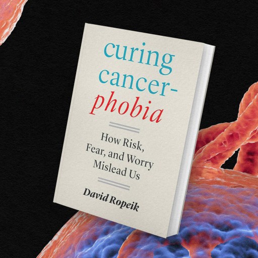 A book titled 'curing cancer phobia' that addresses cancerphobia.