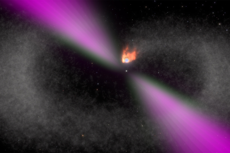 black widow pulsar illustration