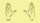 Line drawing of two hands, palms facing forward, labeled "Right" under the left hand and "Left" under the right hand on a yellow background.
