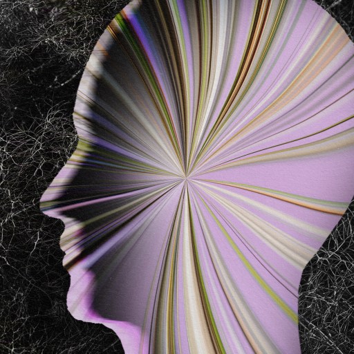 The head of a man and a woman are shown side by side in a research study focused on ketamine and depression.