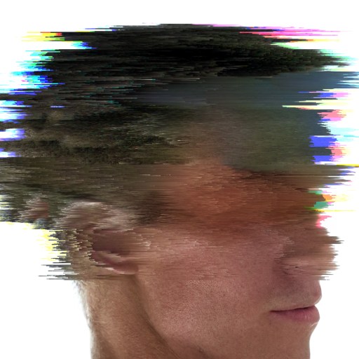 A blurry image of a man's head.