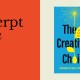 Image split in two: left side has the words "an excerpt from" on an orange background; right side shows the book cover of "The Creativity Choice" by Zorana Ivcevic Pringle, PhD, on a blue background—perfect for those looking to find your passion.